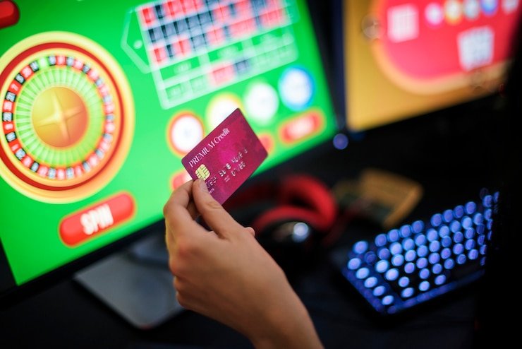 Meja Live Sic Bo dengan dealer profesional dan tiga dadu di studio kasino langsung kayoko